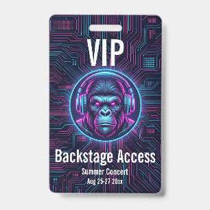 Benutzerdefinierter VIP-Backstage-Zugangsausweis K Ausweis