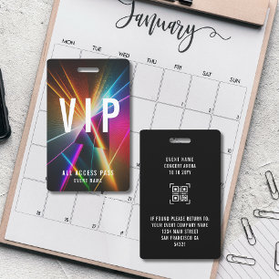 Benutzerdefinierter VIP-Konzertereignis All-Access Ausweis