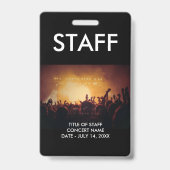 Benutzerdefinierter VIP-Pass Mitarbeiter-ID-Auswei Ausweis (Rückseite)