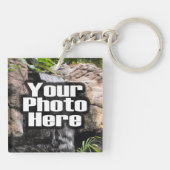 Benutzerdefinierter Vollfarben-Schlüsselanhänger m Schlüsselanhänger (Rückseite)