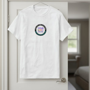 Benutzerdefinierter Vordergrundtext mit einfachem  T-Shirt