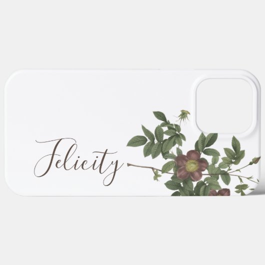 Benutzerdefinierter Vorlagenname Februar Geburtsmo Case-Mate iPhone Hülle (Rückseite (Horizontal))