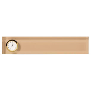 Benutzerdefinierter Warm-Sand-Desk-Namensschild Namensplakette