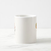Benutzerdefinierter Wasserfarben-Ernteblatt-Becher Kaffeetasse (Mittel)