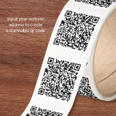 Benutzerdefinierter Website-QR-Code Quadratischer Aufkleber