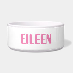 Benutzerdefinierter weiblicher Hundename Königin-S Napf