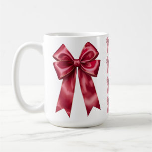 Benutzerdefinierter Weihnachts-Fotomug mit roter S Kaffeetasse