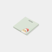 Benutzerdefinierter Weihnachts-Nymphensittich mit Post-it Klebezettel (angewinkelt)