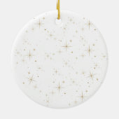 Benutzerdefinierter Weihnachts-Schmuck für Hirsche Keramik Ornament (Hinten)