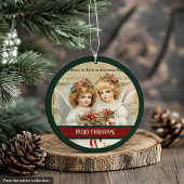 Benutzerdefinierter Weihnachts-Schmuck Retro-Engel Ornament