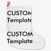 Benutzerdefinierter Weihnachtsdrucker - Doppelseit Großer Weihnachtsstrumpf (Vorderseite)