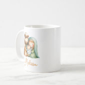 Benutzerdefinierter Weihnachtskaffeebecher mit Nat Kaffeetasse (Vorderseite Links)