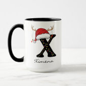 Benutzerdefinierter Weihnachtsmann-Feiertagsbecher Tasse (Links)