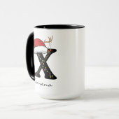 Benutzerdefinierter Weihnachtsmann-Feiertagsbecher Tasse (Vorderseite Links)
