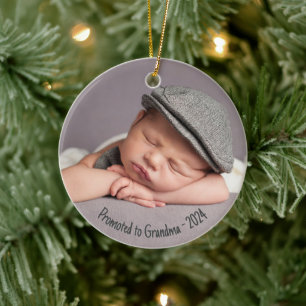 Benutzerdefinierter Weihnachtsschmuck 'Zur Oma bef