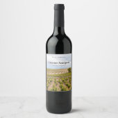 Benutzerdefinierter Weinberg Weinetikett (Vorderseite)