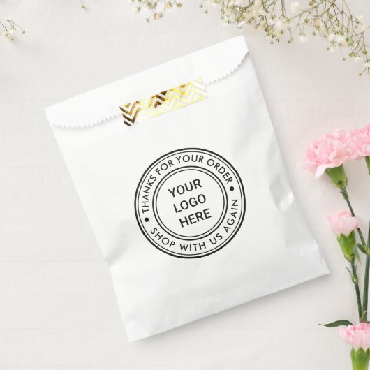 Benutzerdefinierter weißer Dank für Ihr Auftragslo Geschenktütchen (Versiegelt)