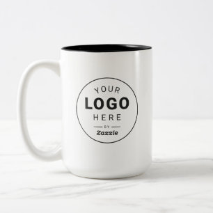 Benutzerdefinierter Werbe-Mug mit Logo Zweifarbige Tasse