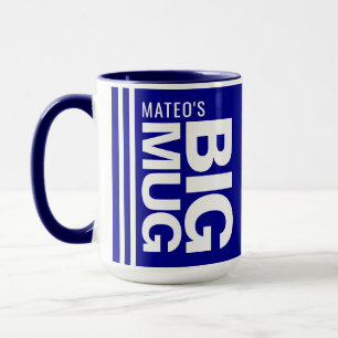 Benutzerdefinierter Werbename & Initiale   Dunkles Tasse