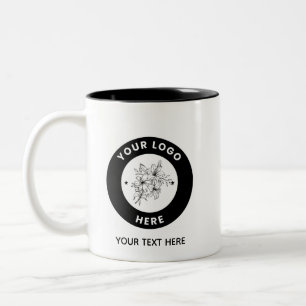 Benutzerdefinierter Werbeunternehmens-Logo-Becher  Zweifarbige Tasse