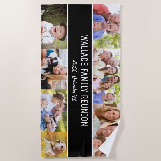 Benutzerdefinierter Wiedersehen-Keeper mit mehrere Strandtuch (Vorderseite)