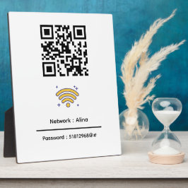 Benutzerdefinierter Wifi-QR-Code | Netzwerkkennwor Fotoplatte
