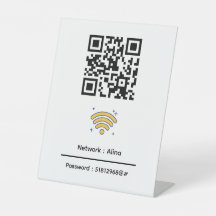 Benutzerdefinierter Wifi-QR-Code | Netzwerkkennwor