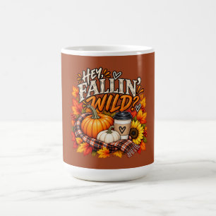 Benutzerdefinierter Wilder Herbst-Kürbis-Kaffee Kaffeetasse