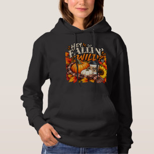 Benutzerdefinierter Wilder Herbst-Pumpkin-Kaffee Hoodie