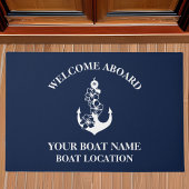Benutzerdefinierter Willkommensgruß an Bord des Sc Fußmatte