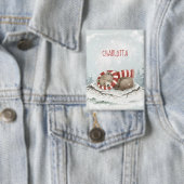 Benutzerdefinierter Winterbär-Abzeichen Button (Insitu)