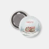 Benutzerdefinierter Winterbär-Magnet Magnet (Vorderseite/Rückseite)