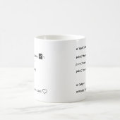 Benutzerdefinierter World's Best Dad Code Becher – Kaffeetasse (Mittel)