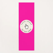 Benutzerdefinierter Yogmat - Hinzufügen von Text/B Yogamatte (Vorderseite)