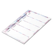 Benutzerdefinierter Zeitplan für alkoholfreie Tint Notizblock (angewinkelt)