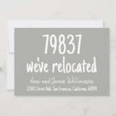 Benutzerdefinierter Zip-Code Hinzufügen von Detail Ankündigung (Vorderseite)