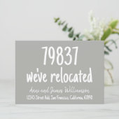 Benutzerdefinierter Zip-Code Hinzufügen von Detail Ankündigung (Stehend Vorderseite)