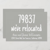 Benutzerdefinierter Zip-Code Hinzufügen von Detail Ankündigung (Vorne/Hinten)