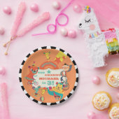 Benutzerdefinierter Zirkus wirkt Geburtstagspapier Pappteller (Party)