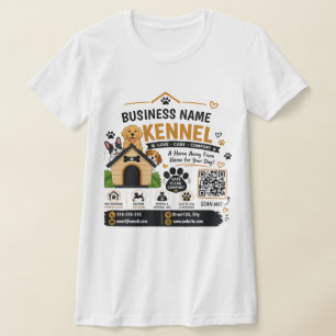 Benutzerdefinierter Zwingerbesitzer Hundepension T-Shirt