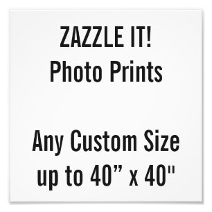 Benutzerdefiniertes 10" x 10" Foto Print (oder ein