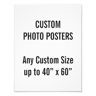 Benutzerdefiniertes 10" x 13" Foto-Poster, bis zu Fotodruck