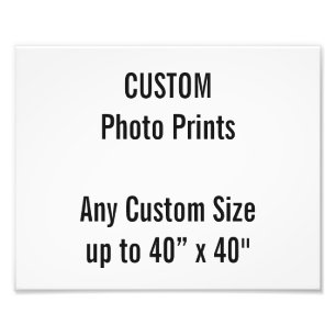 Benutzerdefiniertes 10" x 6" Foto Print (oder eine