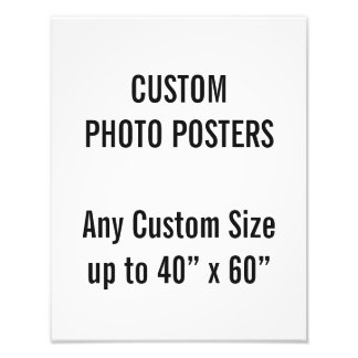 Benutzerdefiniertes 11" x 14" Foto-Poster, bis zu Fotodruck
