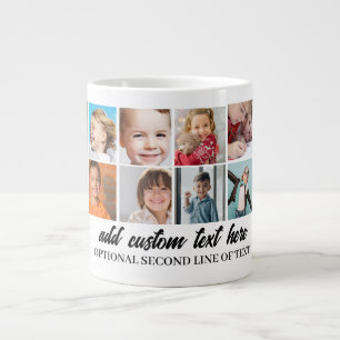 Benutzerdefiniertes 14-Fotomaterial mit 2 Textboxe Jumbo-Tasse