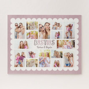 Benutzerdefiniertes 16-Foto-Collage-Besties-Puzzle Puzzle