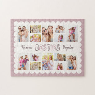 Benutzerdefiniertes 16-Foto-Collage-Freunde-Bestie Puzzle