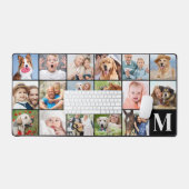 Benutzerdefiniertes 17-Personalisiertes Monogramm Schreibtischunterlage (Tastatur & Maus)