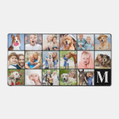 Benutzerdefiniertes 17-Personalisiertes Monogramm Schreibtischunterlage (Vorderseite)