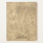 Benutzerdefiniertes 2025-Firmenlogo Einfaches Büro Planer (Rückseite)